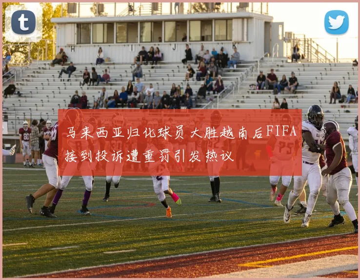 马来西亚归化球员大胜越南后FIFA接到投诉遭重罚引发热议