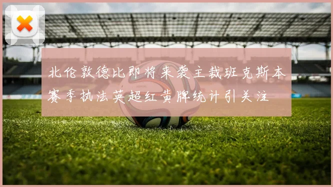 北伦敦德比即将来袭主裁班克斯本赛季执法英超红黄牌统计引关注