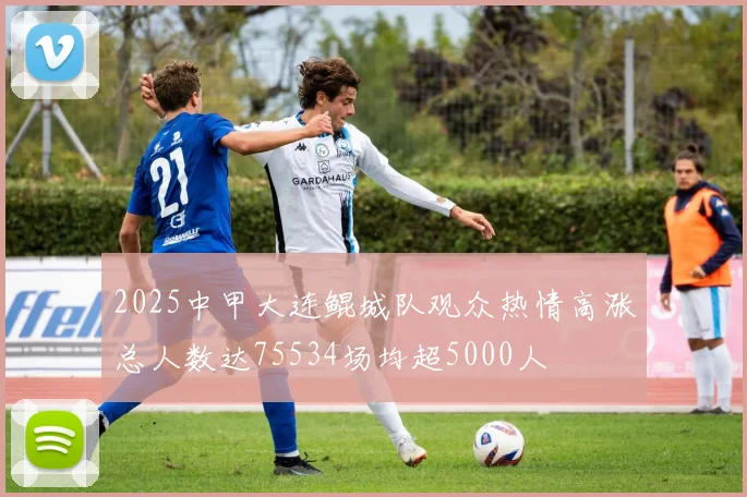 2025中甲大连鲲城队观众热情高涨总人数达75534场均超5000人